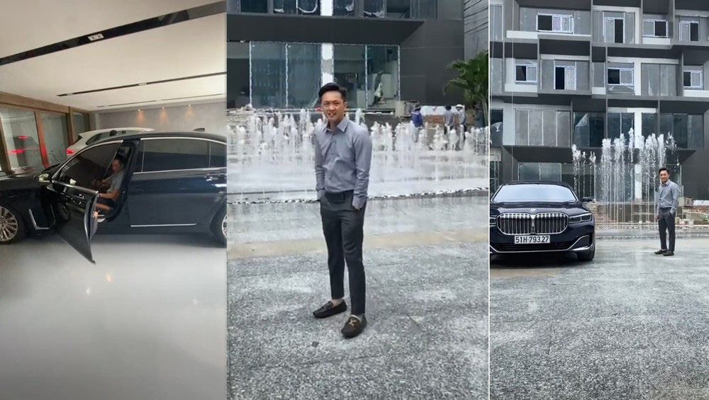 Video về BMW 740Li Pure Excellence 2020 hơn 6,2 tỷ đồng của Cường &quot;Đô-la&quot; - Ảnh 3.