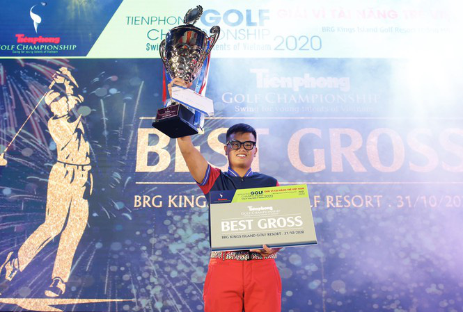 Golfer 17 tuổi Nguyễn Nhất Long vô địch Giải Tiền Phong Golf Championship 2020.