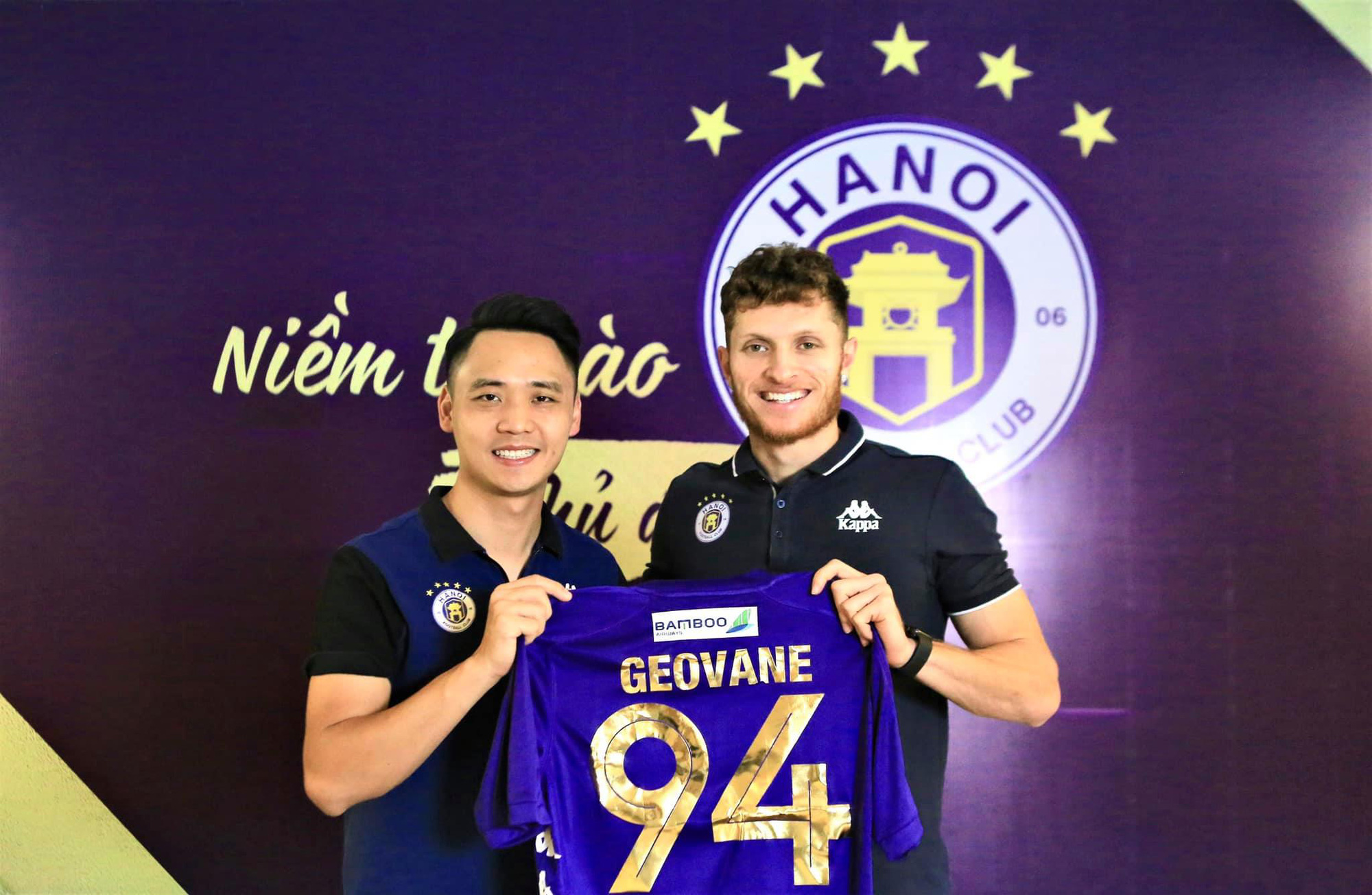 Ngoại binh Brazil Geovane quyết tâm cùng Hà Nội FC chinh phục những mục tiêu mới trong năm 2021.