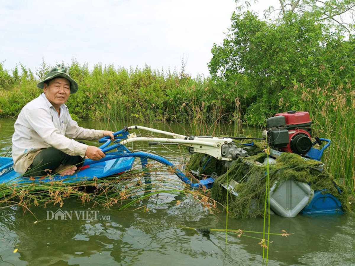 Cà Mau: Một ông nông dân sáng chế máy cày siêu nhẹ &quot;bơi&quot; như cá, hơn hẳn máy Nga, máy Trung Quốc - Ảnh 3.