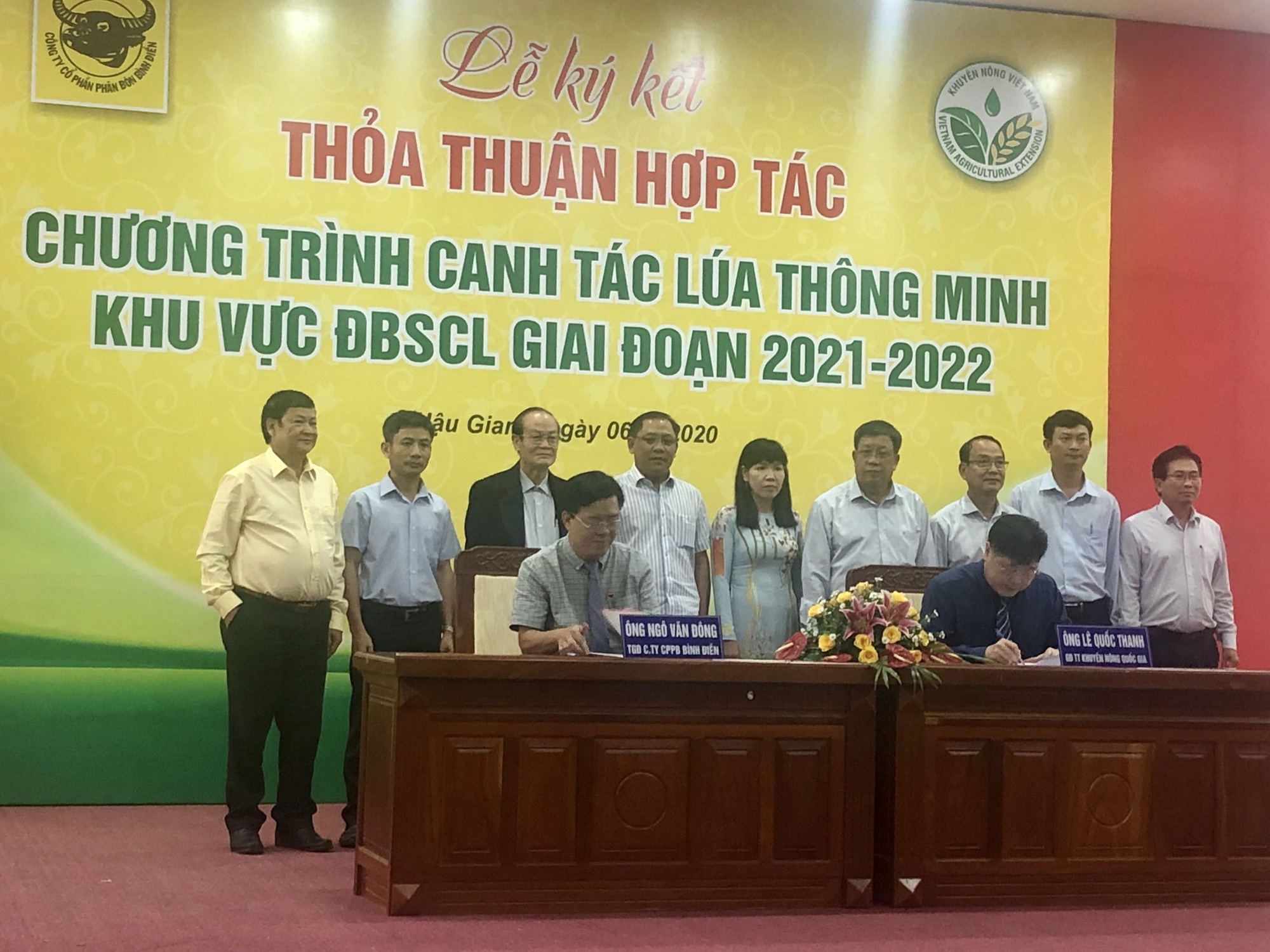 Bình Điền cùng Trung tâm Khuyến nông Quốc gia tiếp tục thực hiện Chương trình Canh tác lúa thông minh - Ảnh 1.