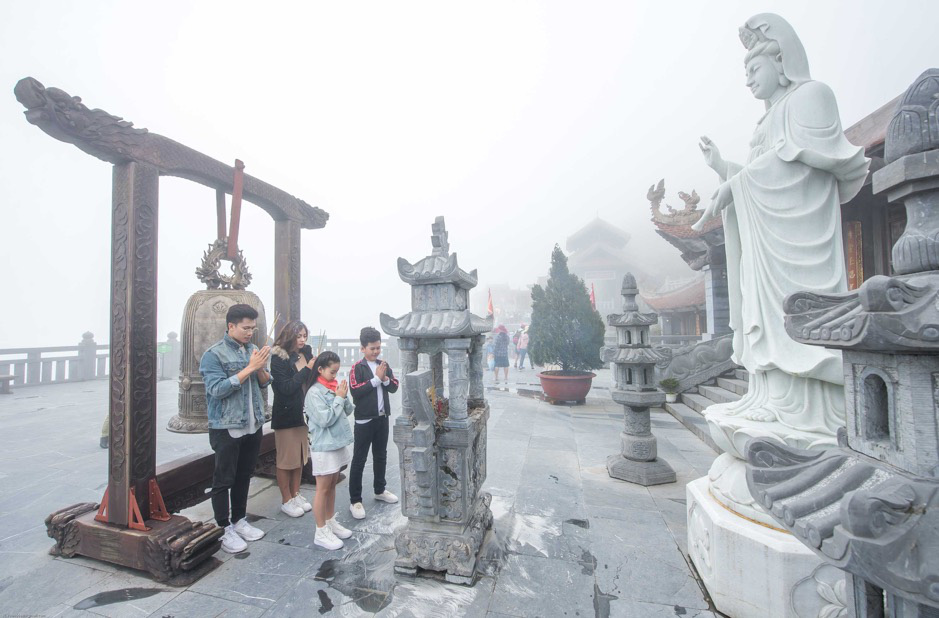 Gần 1500 tăng ni, Phật tử sẽ dự Đại lễ cầu quốc thái dân an trên đỉnh Fansipan - Ảnh 5.
