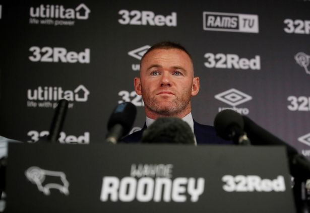 Rooney có buổi họp báo ra mắt Derby County với tư cách HLV.