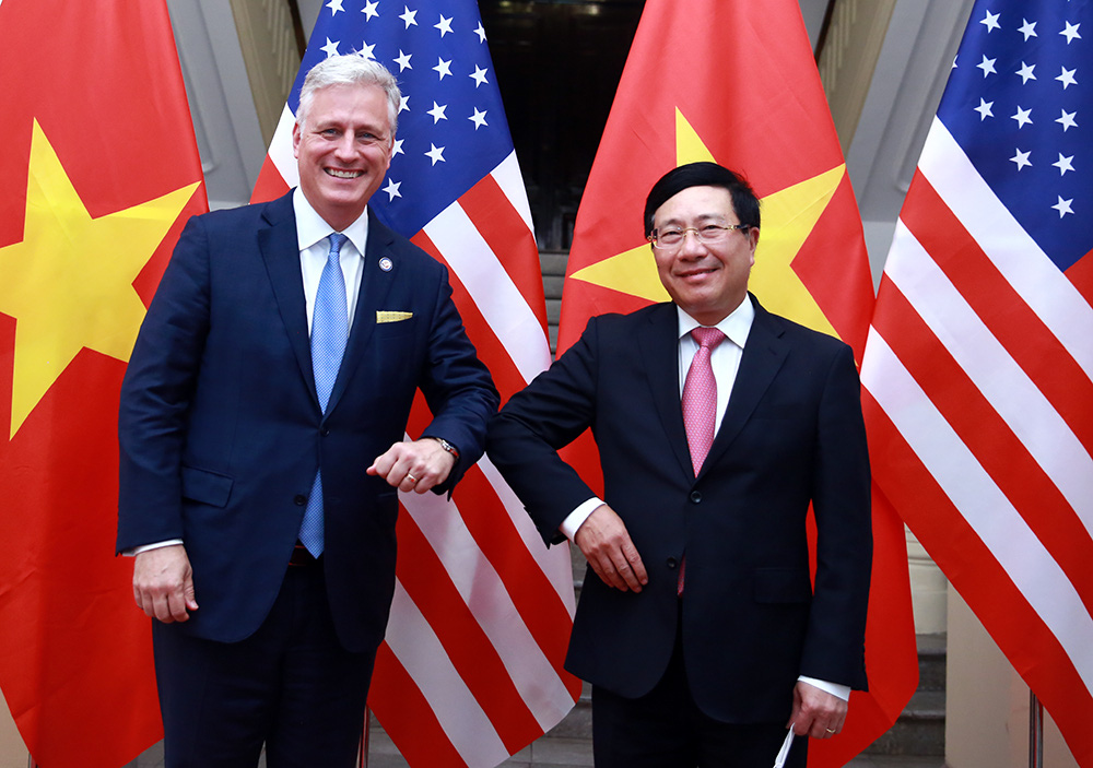 Chùm ảnh Cố vấn An ninh Quốc gia Mỹ gặp lãnh đạo Việt Nam thảo luận sức mạnh quan hệ đối tác toàn diện  - Ảnh 4.