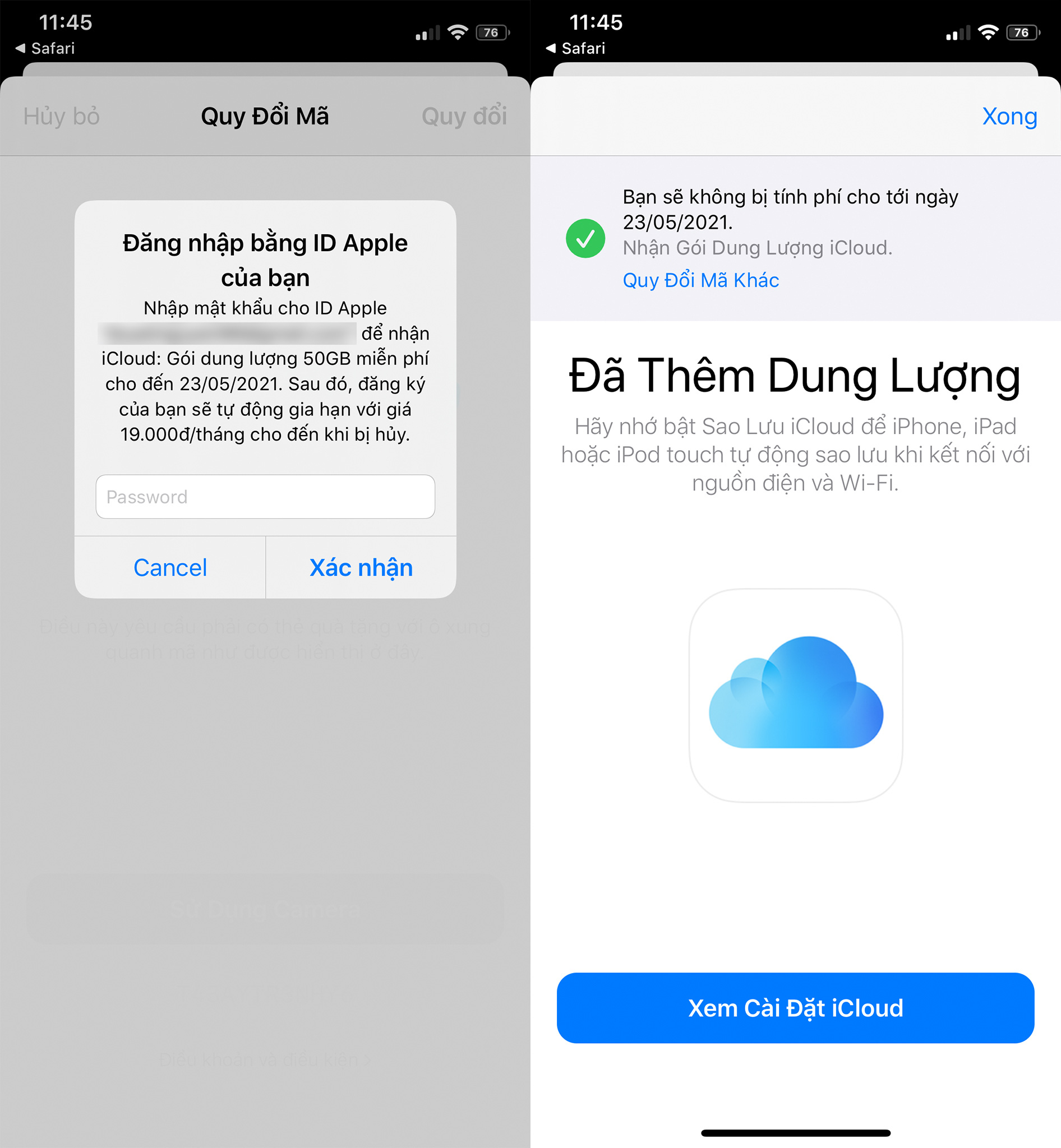 Hướng dẫn cách nhận 50GB dung lượng iCloud miễn phí - Ảnh 4.