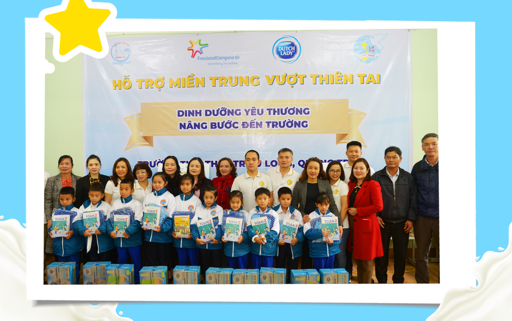 Nguồn dinh dưỡng yêu thương sưởi ấm đường đến trường của học sinh vùng lũ Quảng Trị - Ảnh 5.