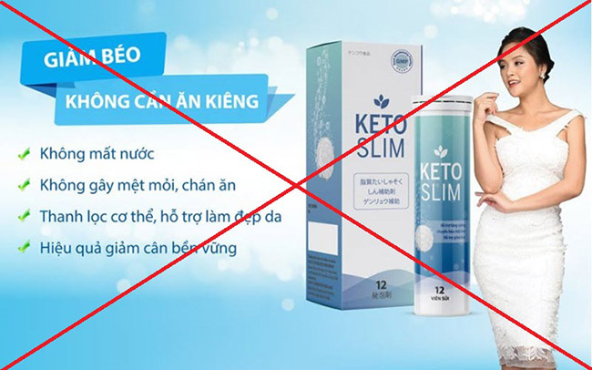 Thực phẩm bảo vệ sức khỏe Keto Slim có dấu hiệu lừa dối người tiêu dùng - Ảnh 1.