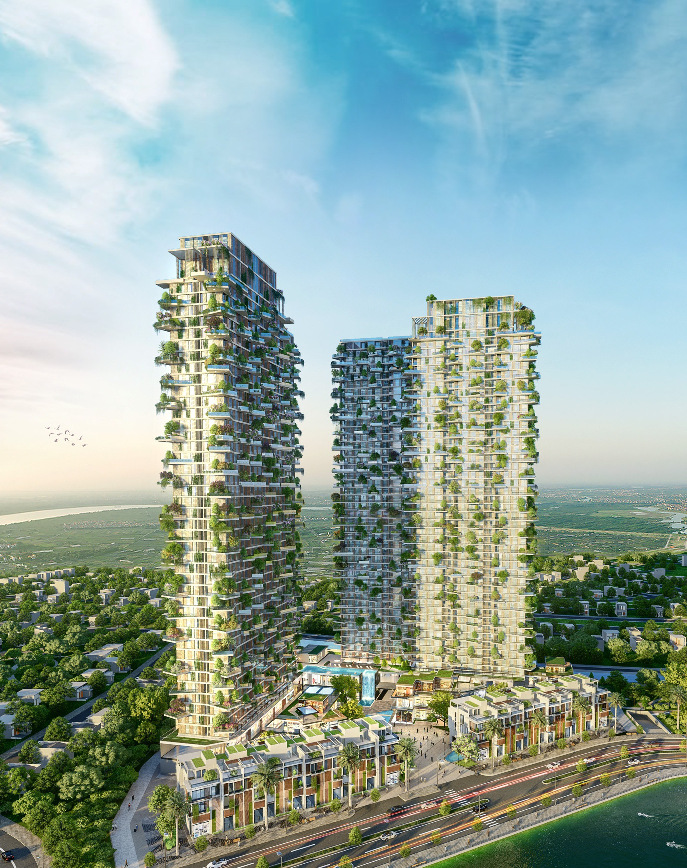 Dự án căn hộ có 400 khu vườn trên cao ở Ecopark - Ảnh 1.