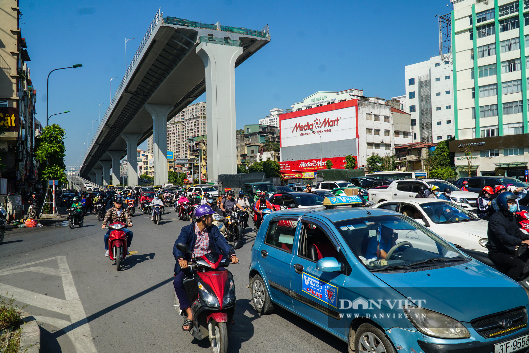 Chính thức thông xe đường vành đai 2 trên cao đoạn Ngã Tư Sở - Ngã Tư Vọng - Ảnh 14.