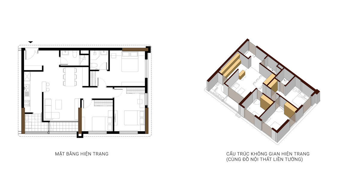 Căn chung cư 100m2 tại Hà Nội gây ấn tượng với phong cách tối giản  - Ảnh 1.