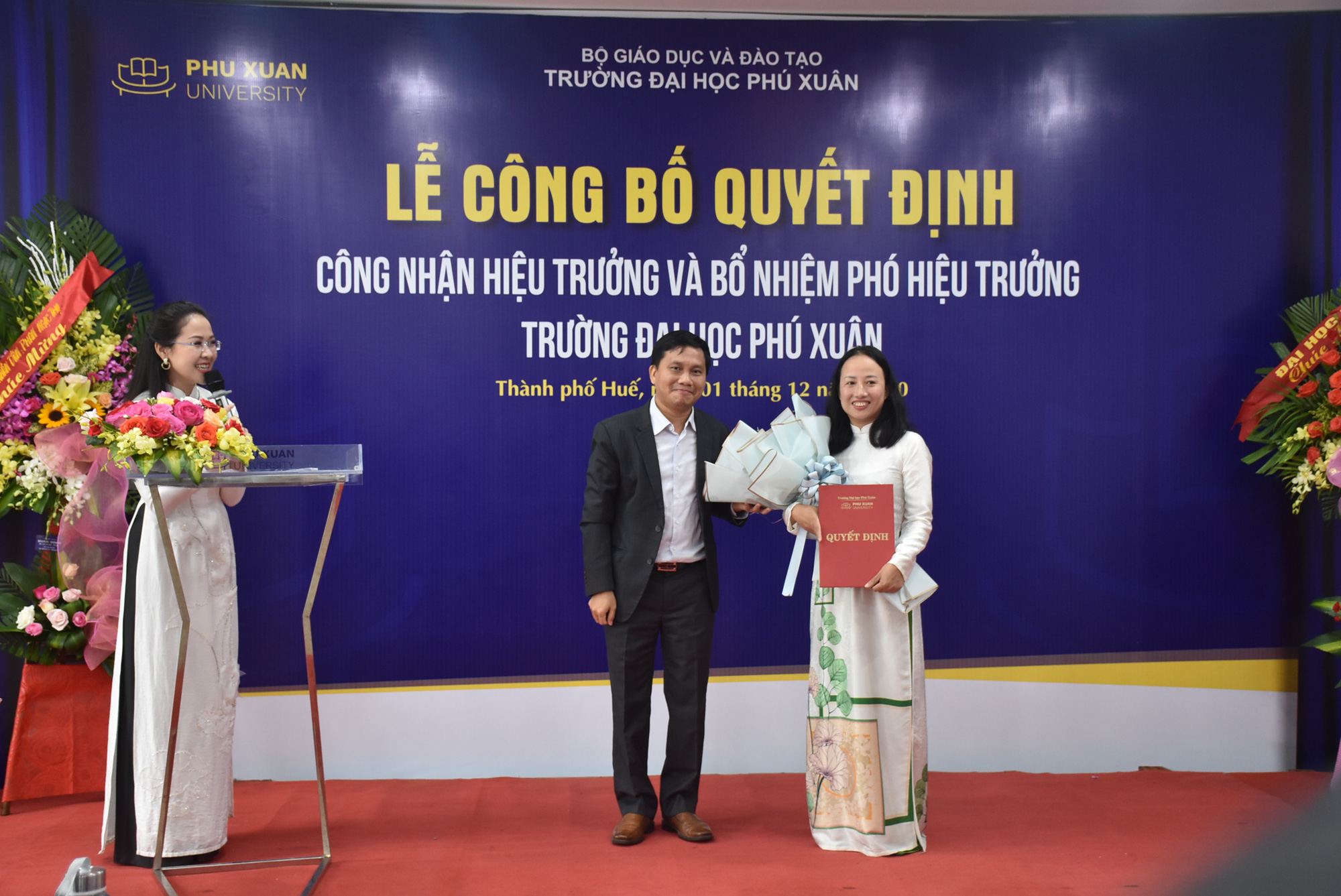 Đại học Phú Xuân chính thức bổ nhiệm Hiệu trưởng mới - Ảnh 1.