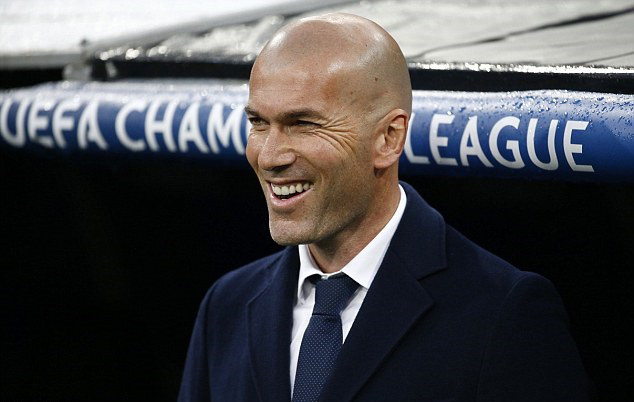 Zidane hài lòng với chiến thắng của Real Madrid.