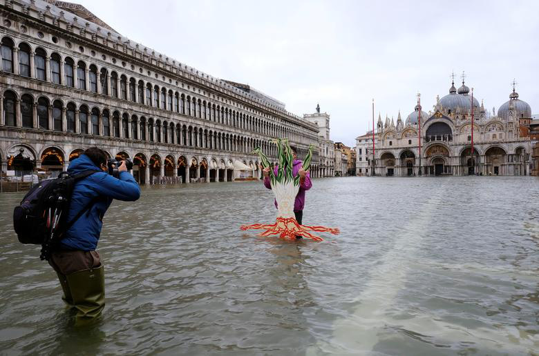 Venice bị ngập do mưa lớn bất ngờ, không kịp kích hoạt 78 cửa xả lũ - Ảnh 2.