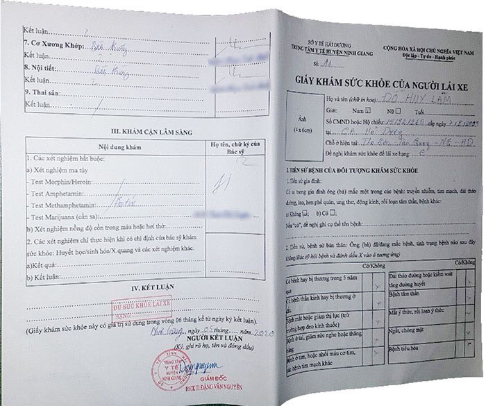 Vụ 79 giấy khám sức khỏe lái xe bất thường tại Trung tâm Y tế Ninh Giang: UBND tỉnh chỉ đạo làm rõ - Ảnh 2.