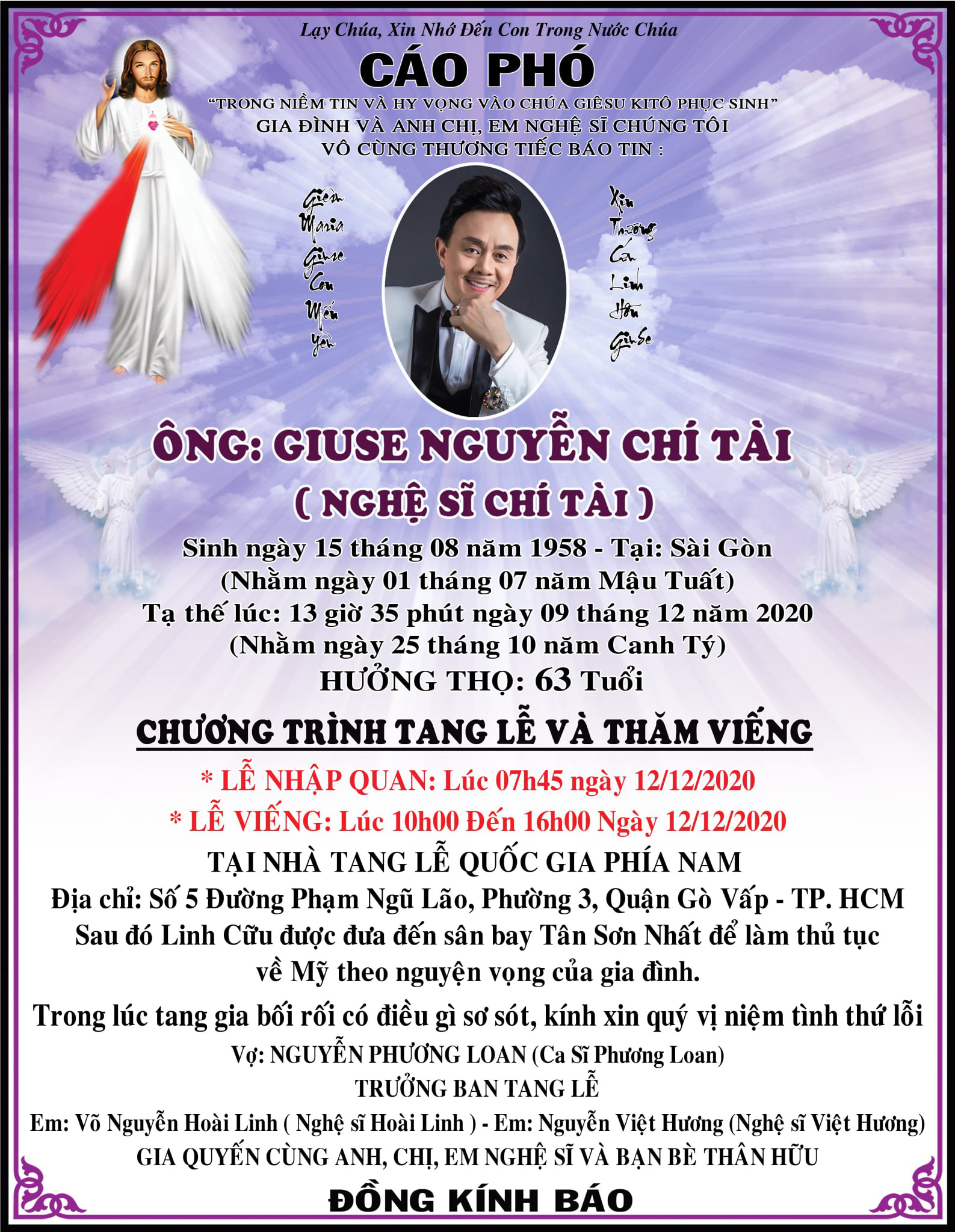 Nghệ sĩ Việt Hương xin lỗi vì tang lễ danh hài Chí Tài có thay đổi thời gian - Ảnh 2.