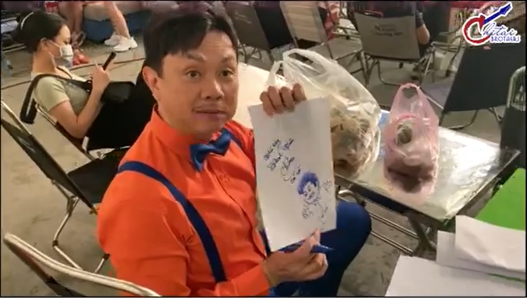 Nghẹn ngào trước hình ảnh nghệ sĩ Chí Tài tỉ mỉ vẽ và viết lời thân thương tặng fan hâm mộ - Ảnh 3.