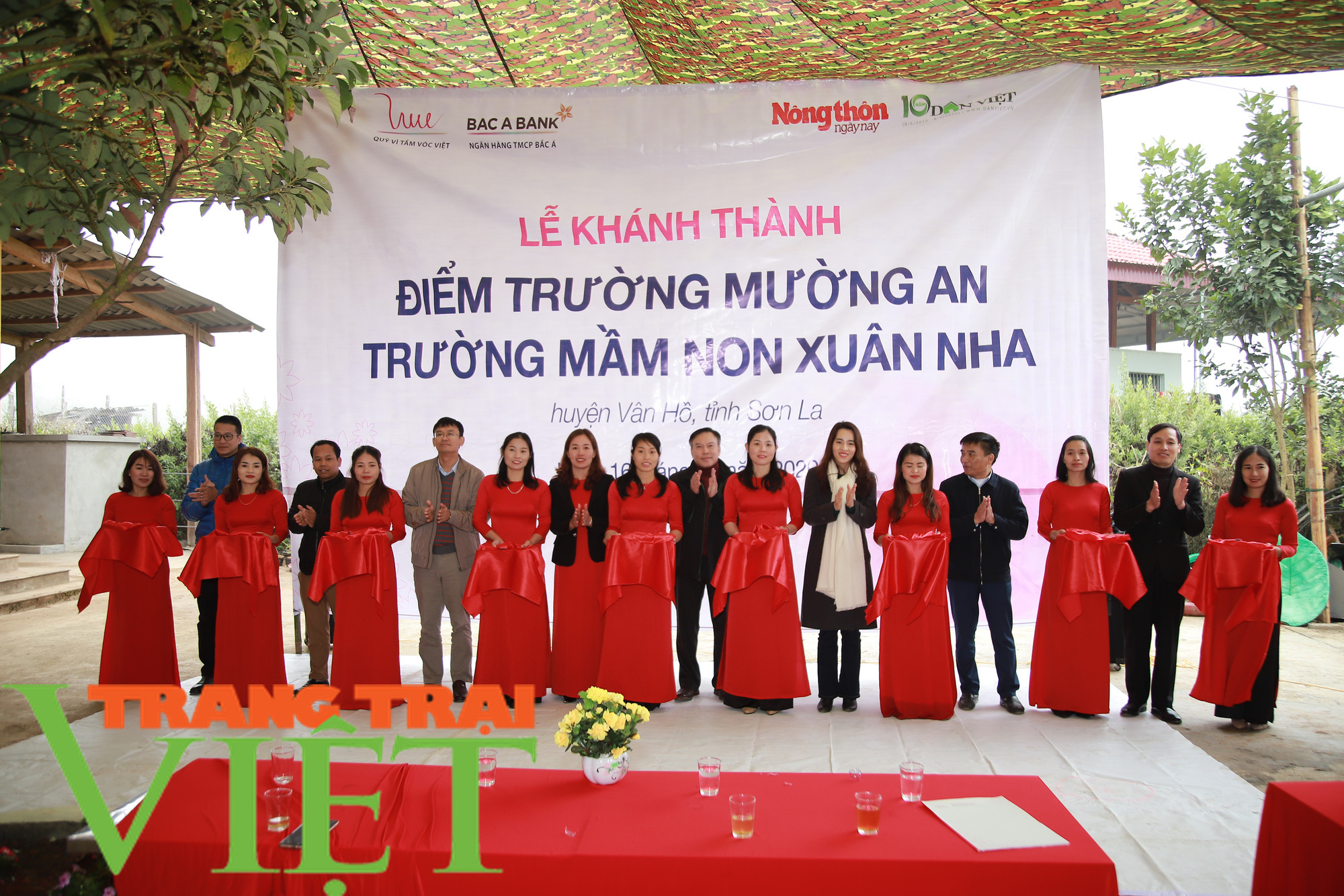 Báo NTNN khánh thành trường học mơ ước ở huyện Vân Hồ - Ảnh 2.