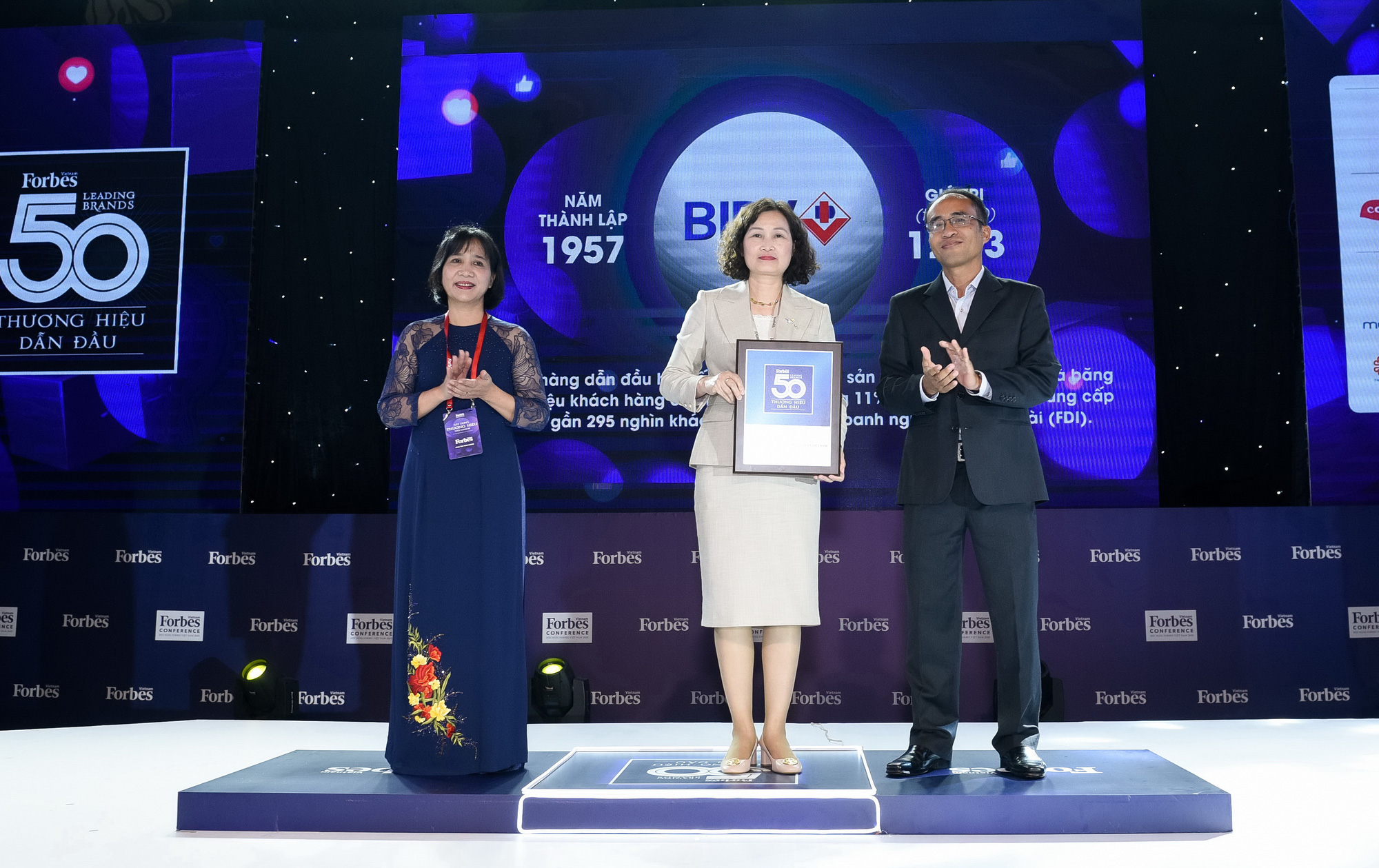 BIDV vào Top 50 thương hiệu dẫn đầu 2020 - Ảnh 1.