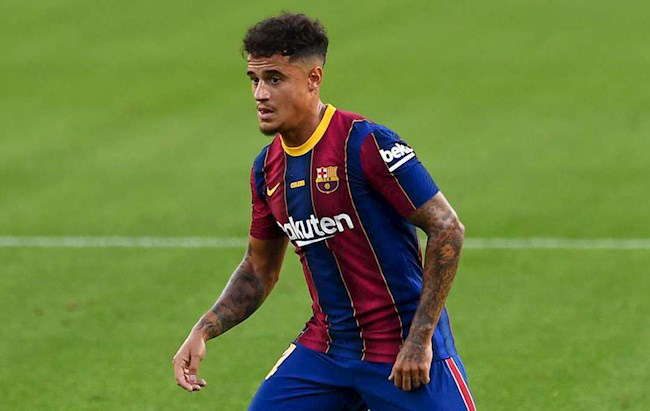 Coutinho vẫn không được trọng dụng ở Barca.