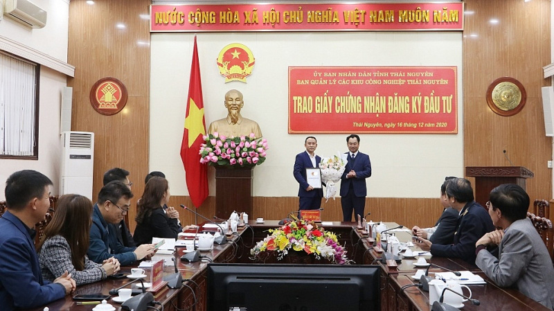 Thêm một dự án 80 triệu USD được trao Giấy chứng nhận đăng ký đầu tư tại Thái Nguyên - Ảnh 1.
