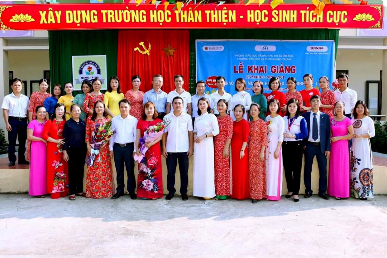 Trường TH&THCS Quang Trung: Đổi mới rõ nét trong chất lượng giáo dục - Ảnh 1.