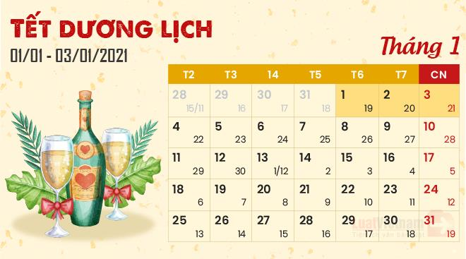 Lịch nghỉ Tết Dương lịch 2021 của các sàn giao dịch chứng khoán - Ảnh 1.