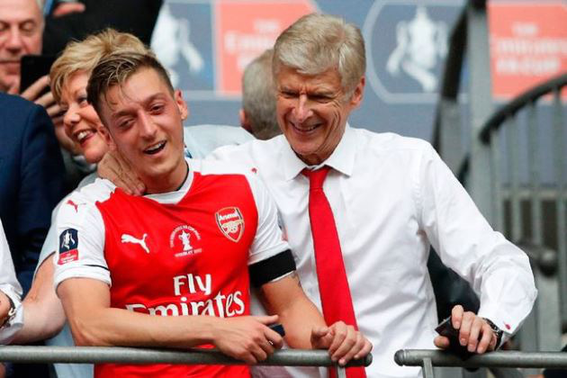 Ozil từng thi đấu thăng hoa dưới thời Wenger.