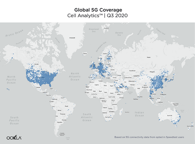 Tốc độ 5G kinh ngạc ở những quốc gia giàu có - Ảnh 1.