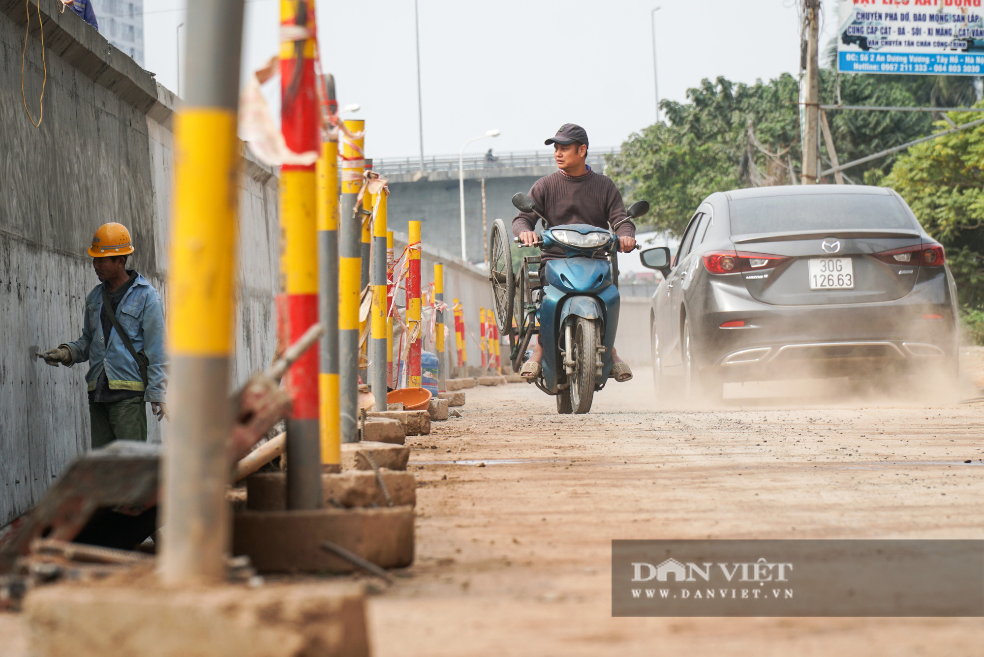 Gấp rút thi công mở rộng tuyến đê trăm tỷ để về đích trước Tết - Ảnh 14.