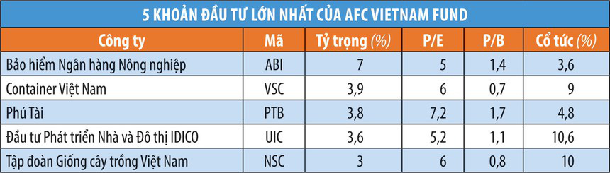 Quỹ AFC lại “choáng” vì mức giá rẻ của cổ phiếu Việt Nam - Ảnh 1.