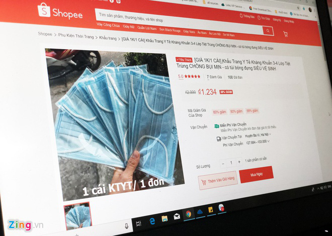 Shopee và Sendo bị phạt vì nhiều gian hàng trục lợi từ dịch Covid-19 - Ảnh 1.