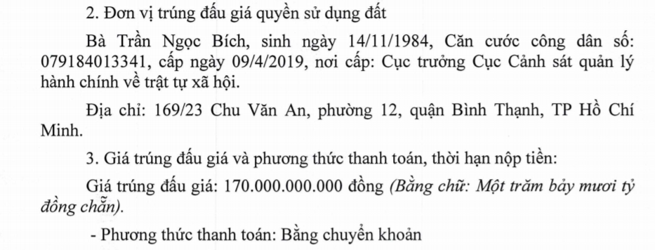 Chi 250 tỷ, ái nữ Tân Hiệp Phát “ôm trọn” quyền sử dụng gần 30.000m2 đất tại Bà Rịa – Vũng Tàu - Ảnh 1.