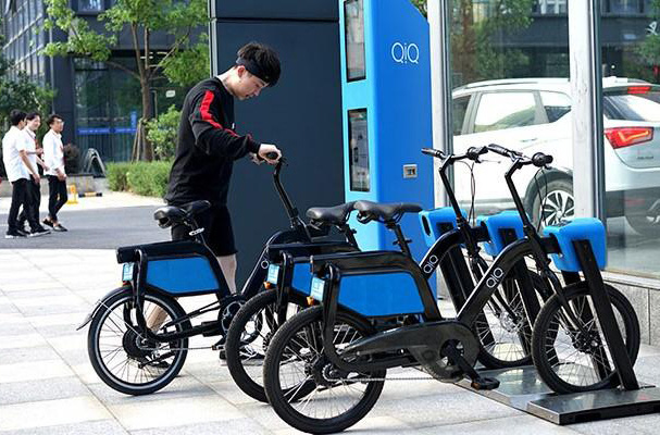 Hà Nội thí điểm xe đạp điện công cộng - Ảnh 1.