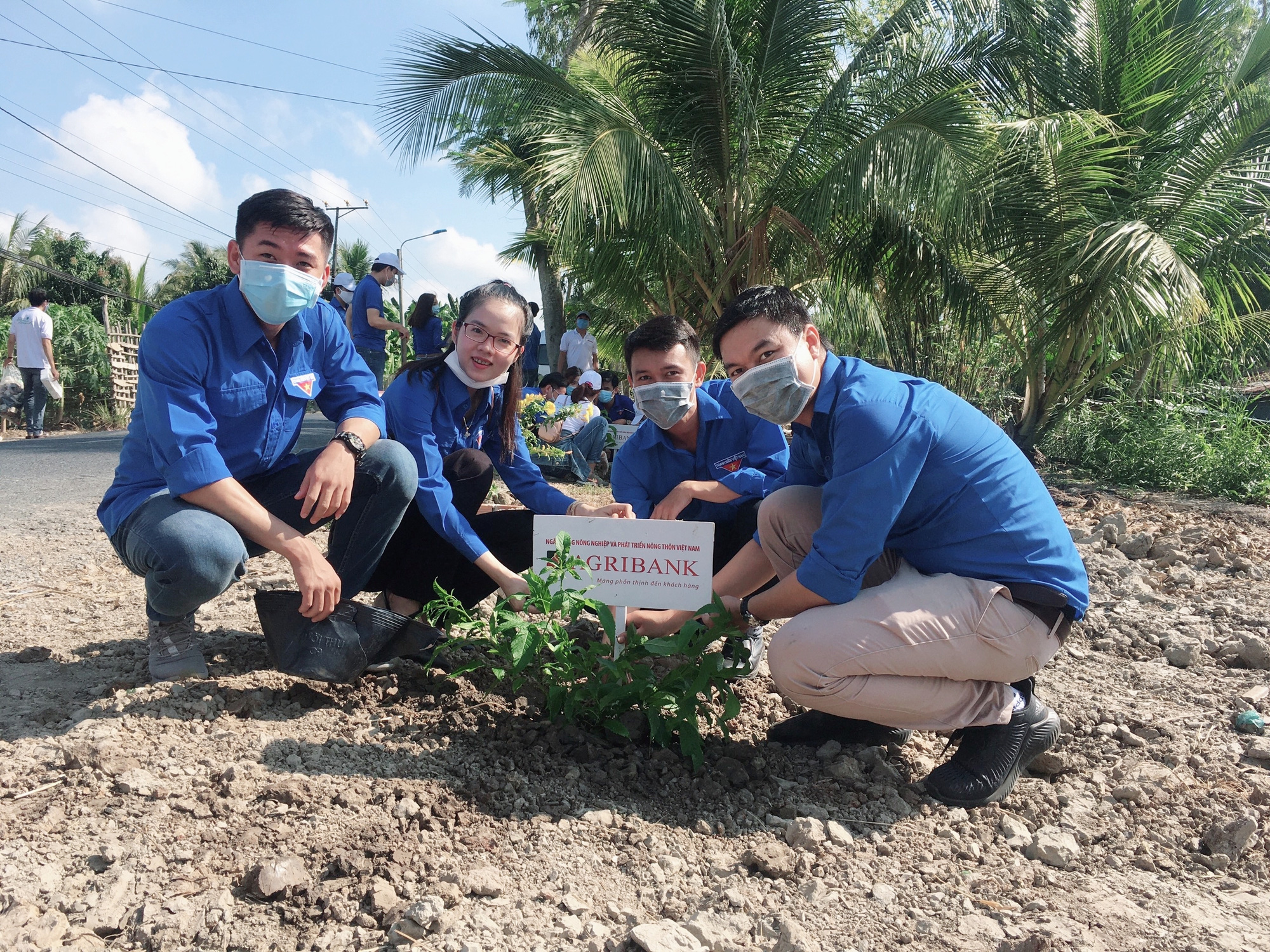 Tuổi trẻ Agribank khu vực Tây Nam bộ với chiến dịch “Agribank - vì tương lai xanh - thêm cây xanh, thêm sự sống” - Ảnh 6.