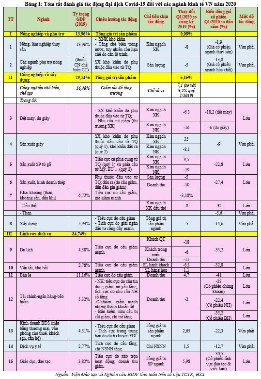 Điểm tên 9/15 ngành kinh tế thiệt hại “lớn” do đại dịch Covid-19 - Ảnh 1.