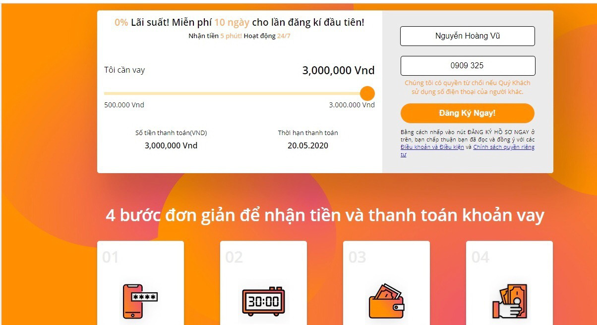 &quot;Ổ&quot; cho vay nóng online do người Trung Quốc cầm đầu, lãi suất…1000%/năm - Ảnh 3.