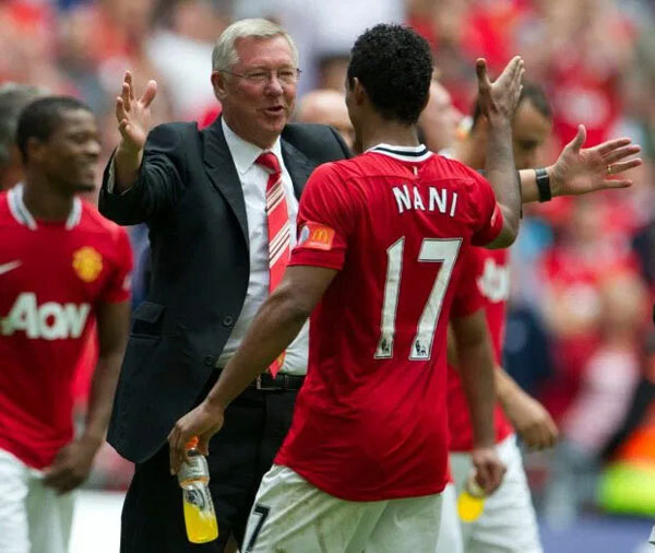 Nani từng bị Sir Alex mắng nhiếc