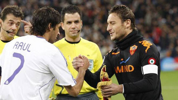 Raul và Totti