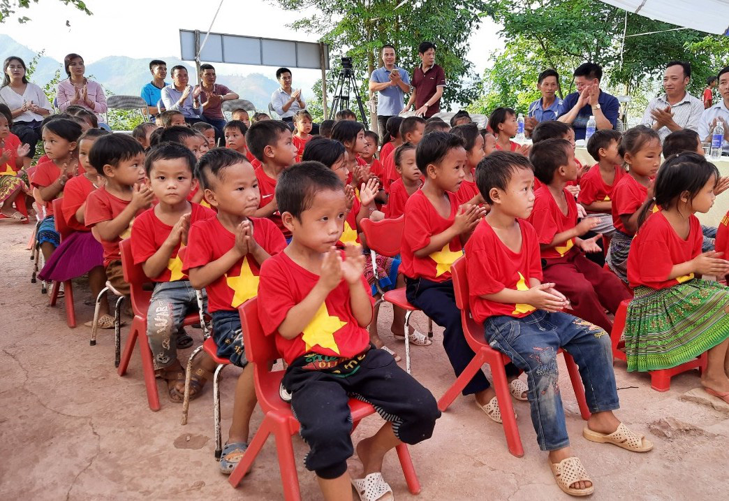 Báo NTNN/Điện tử Dân Việt khởi công điểm trường thứ 2 ở Điện Biên - Ảnh 3.