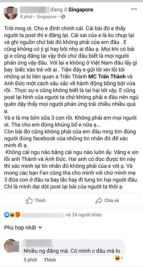 Hai hotgirl tung tin Trấn Thành sử dụng ma túy có động thái lạ trước phản ứng gay gắt của nam danh hài - Ảnh 2.