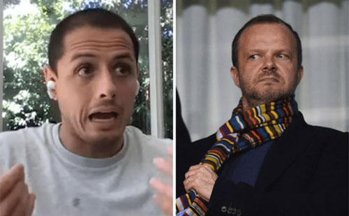 Chicharito tố Ed-Woodward (phải) không giữ lời hứa.