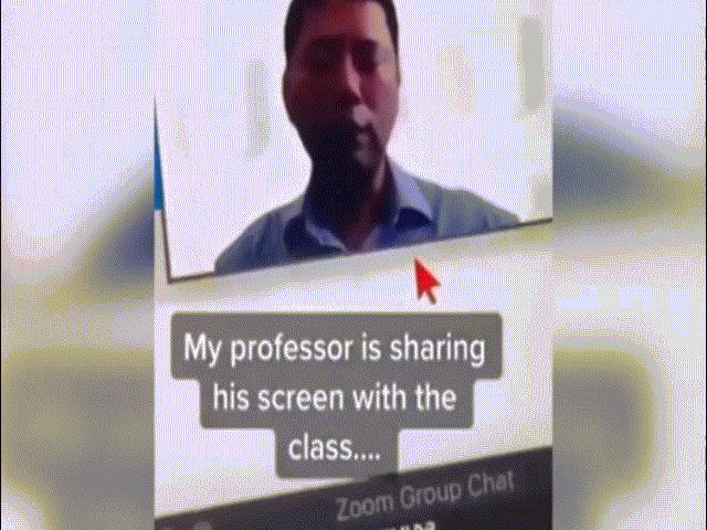 University professor lost his job after revealing his behavior of watching porn while giving online lectures