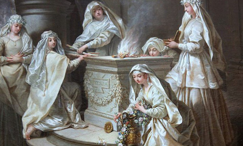 Kinh hoàng hình phạt tàn bạo dành cho trinh nữ trông coi ngọn lửa tại đền thờ Nữ thần thời La Mã cổ đại - Ảnh 1.