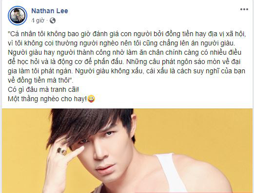 Nathan Lee gây sốc với phát ngôn “từ chối tình cảm với đại gia là ngu dốt” - Ảnh 4.