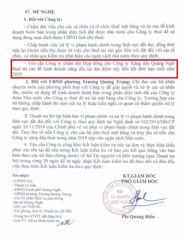 Quảng Ngãi: Coi thường chỉ đạo của Sở, doanh nghiệp tiếp tục cho thuê đất công trái phép  - Ảnh 2.