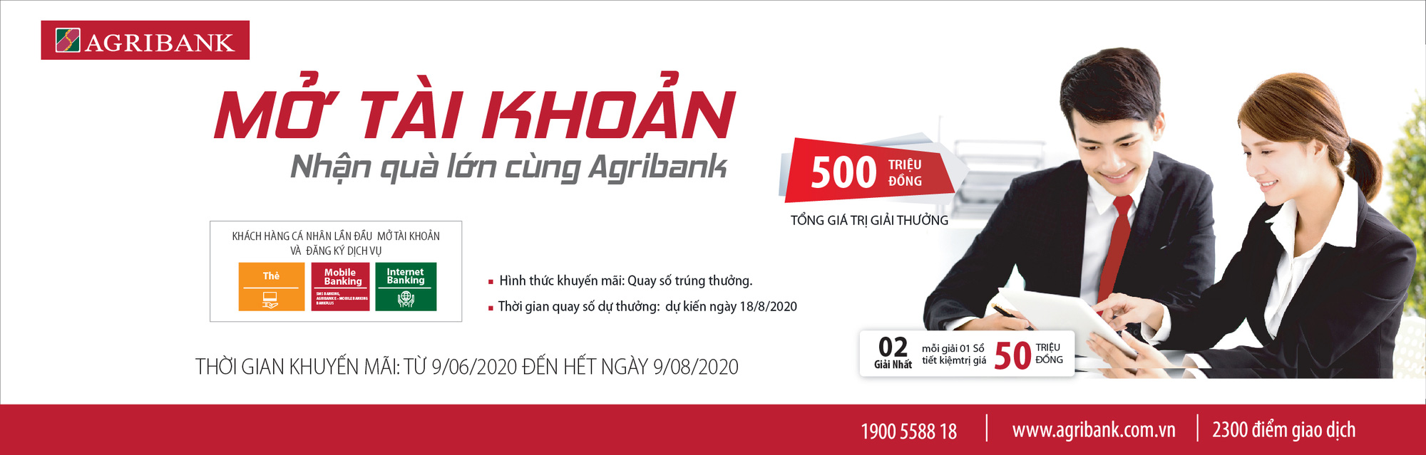 Hấp dẫn chương trình “Mở tài khoản  - Nhận quà lớn cùng Agribank” - Ảnh 1.