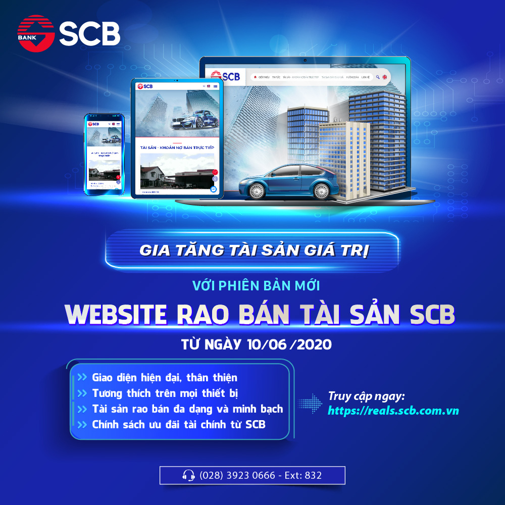 SCB ra mắt phiên bản mới của website rao bán tài sản - Ảnh 1.