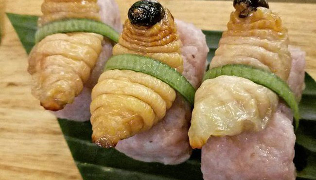 Sushi đuông dừa ngoe nguẩy: Thứ &quot;đặc sản&quot; thách thức những thượng đế nhát gan - Ảnh 4.