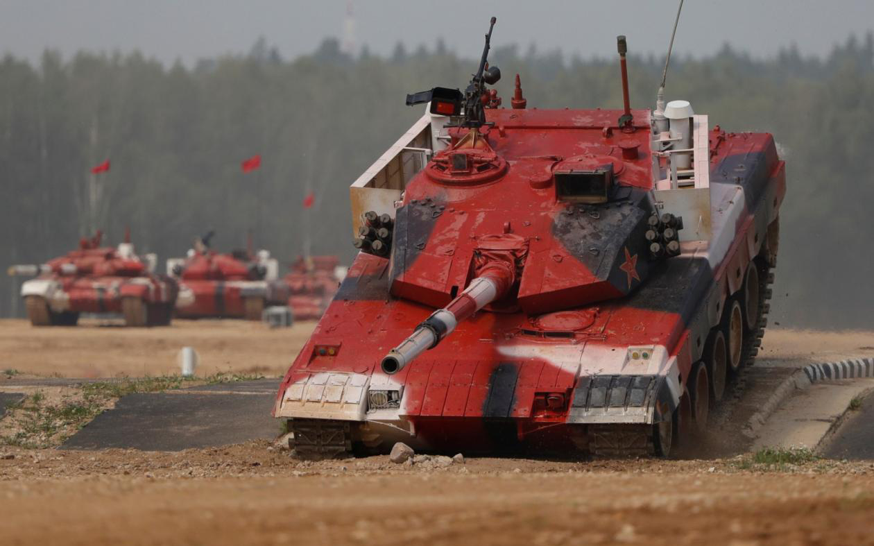 
Một số xe tăng mới nhất và mạnh nhất của Trung Quốc đang trực chiến ở biên giới Ấn Độ