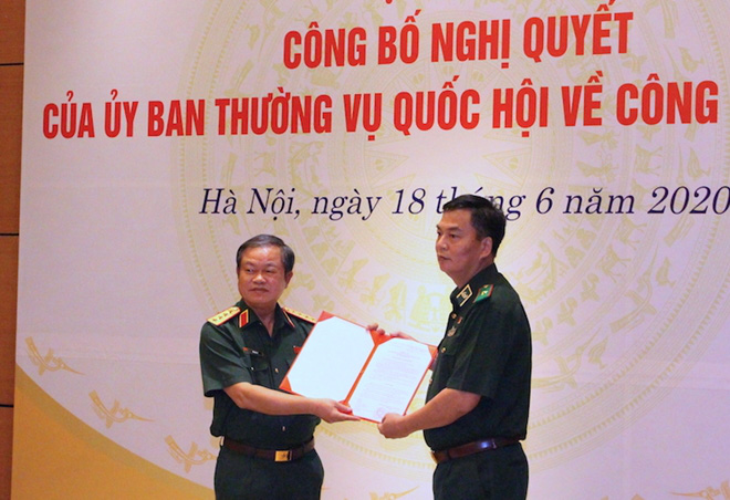 Thiếu tướng Đỗ Quang Thành được phê chuẩn Phó Chủ nhiệm Ủy ban Quốc phòng và An ninh của Quốc hội - Ảnh 1.